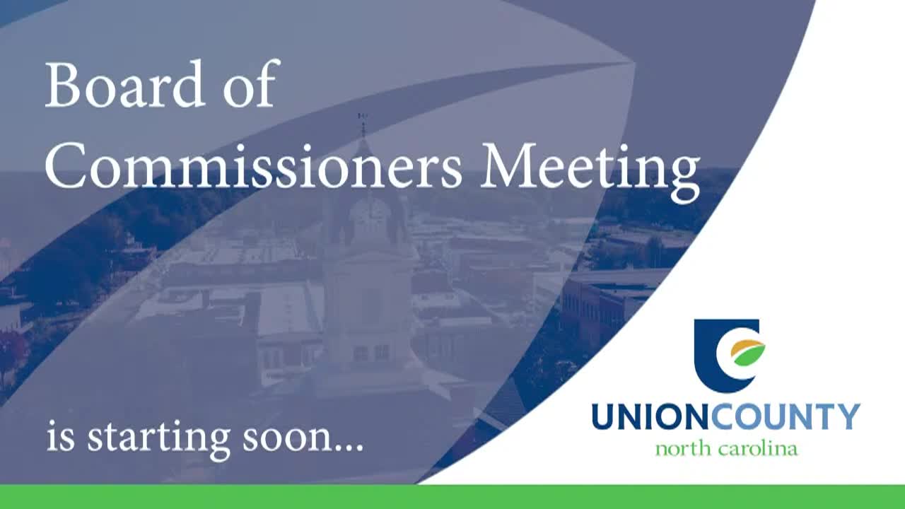 Thumbnail image for Union County BOC - April 14, 2025