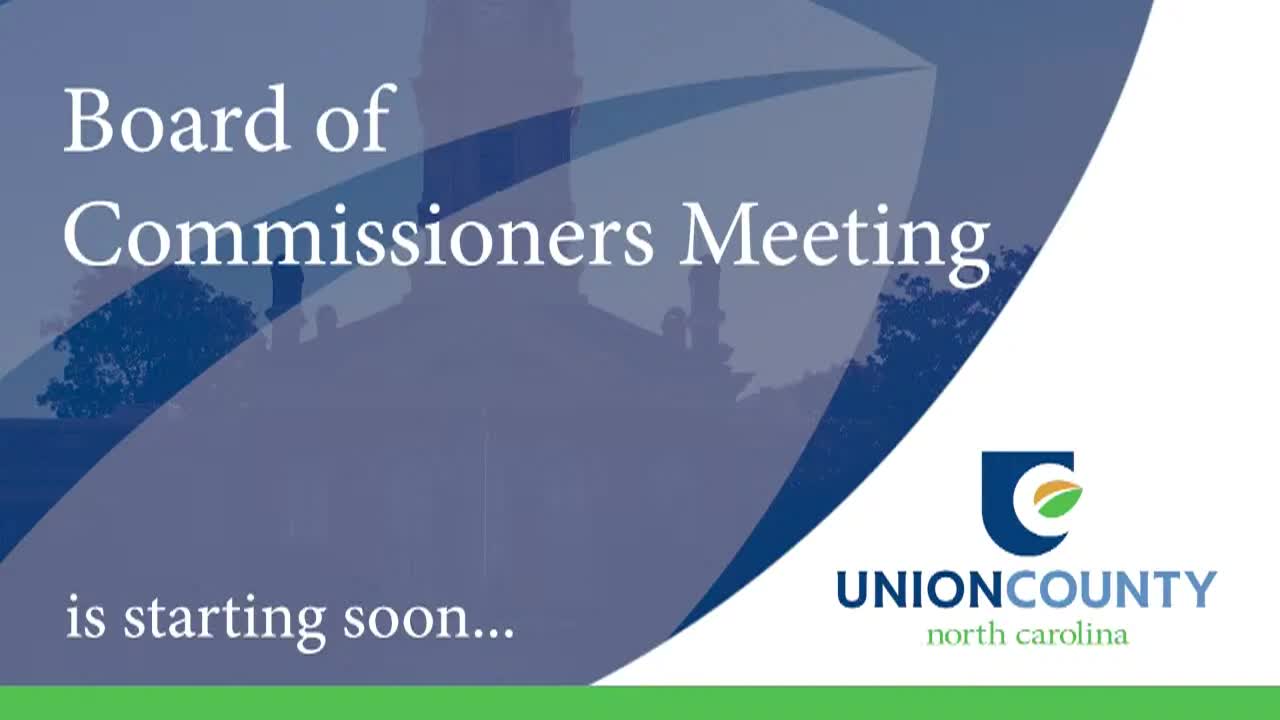 Thumbnail image for Union County BOC - June 2, 2025