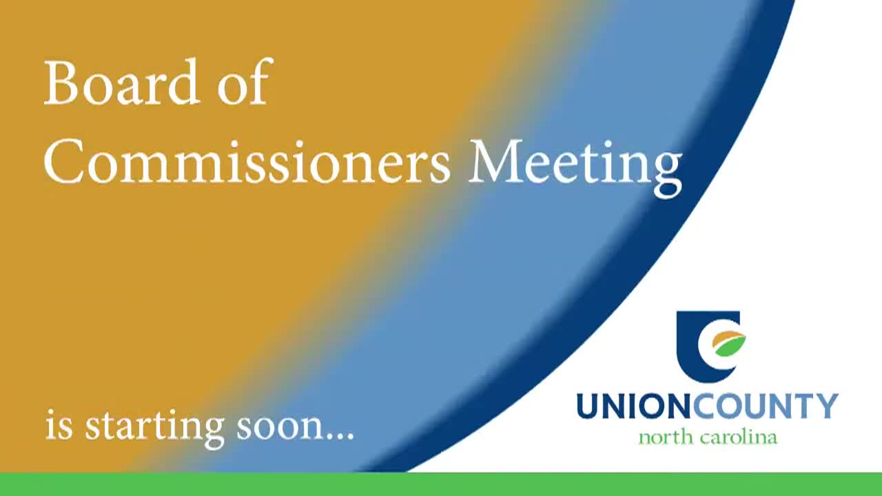 Thumbnail image for Union County BOC - March 2, 2026