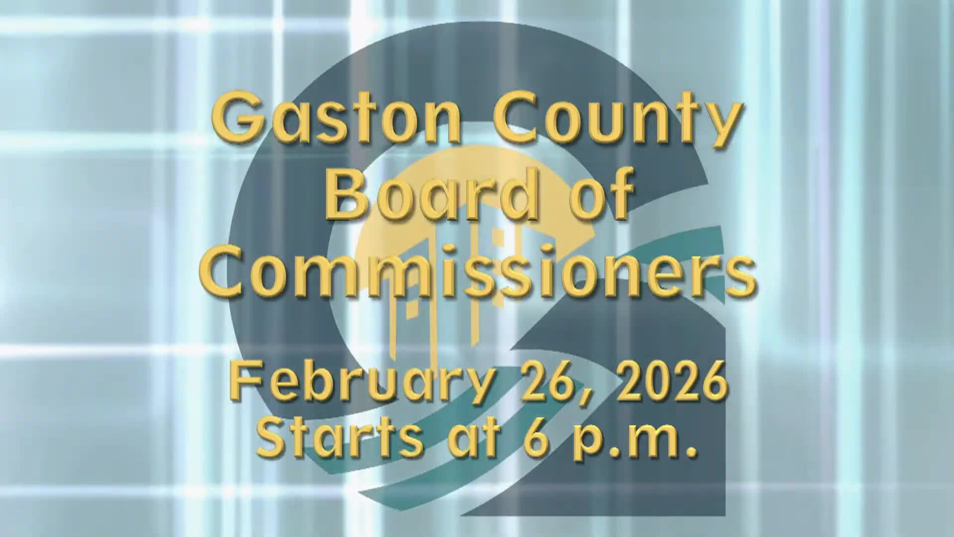 Thumbnail image for Gaston County BOOC - February 26, 2026