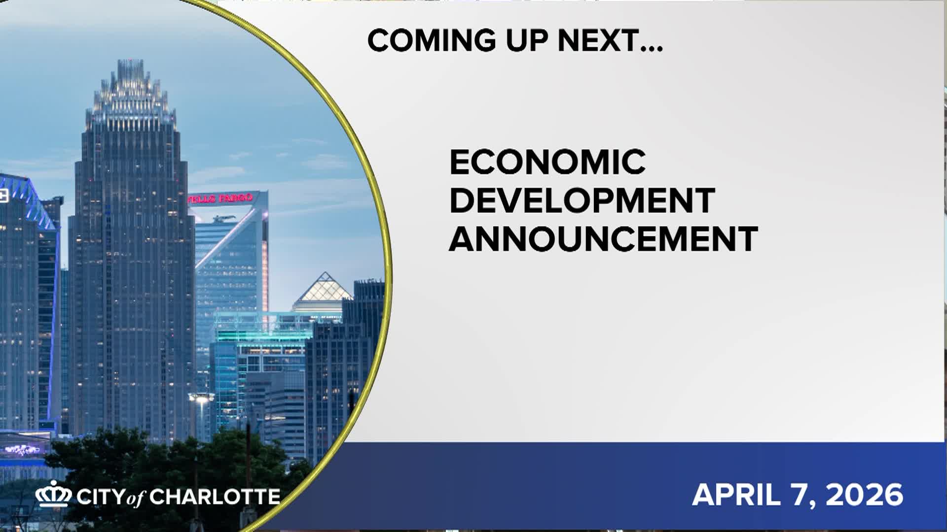 Thumbnail image for Economic Development Announcement - April 7, 2026