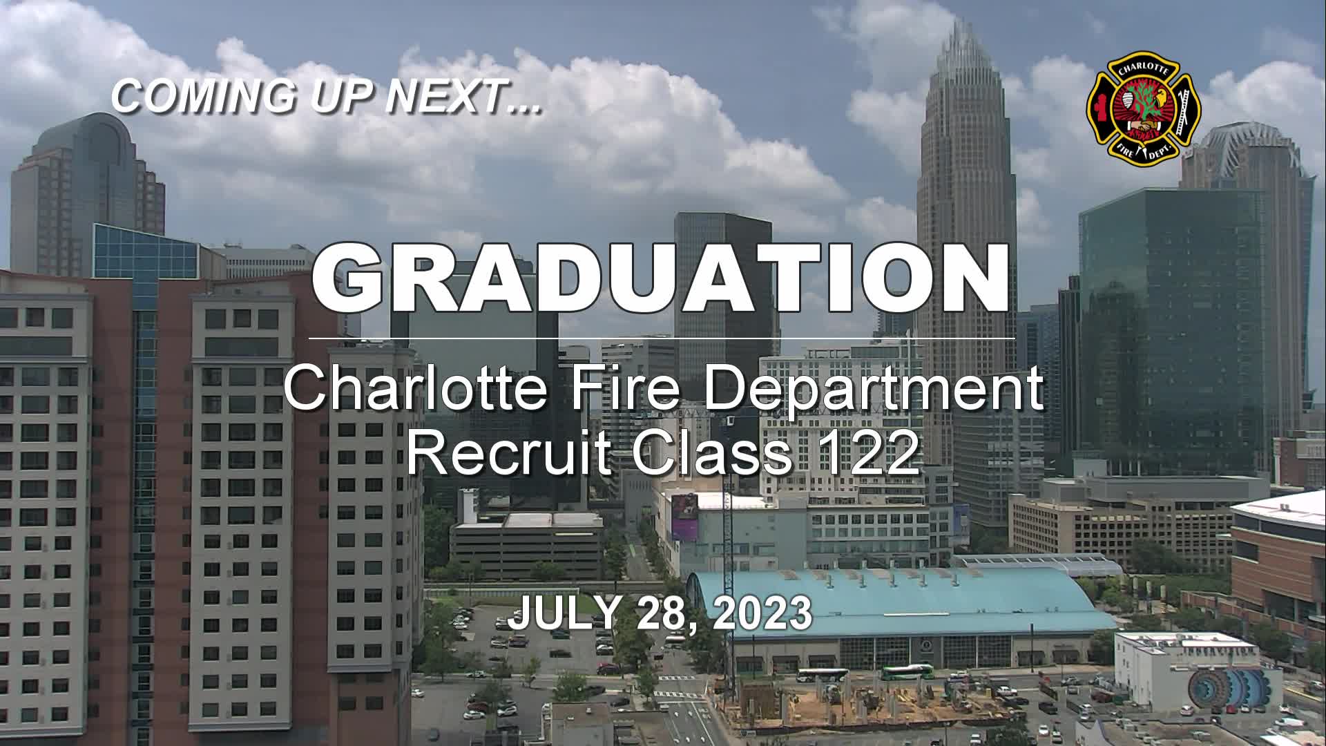 Thumbnail image for Charlotte Fire Department Recruit Class 122 Graduation