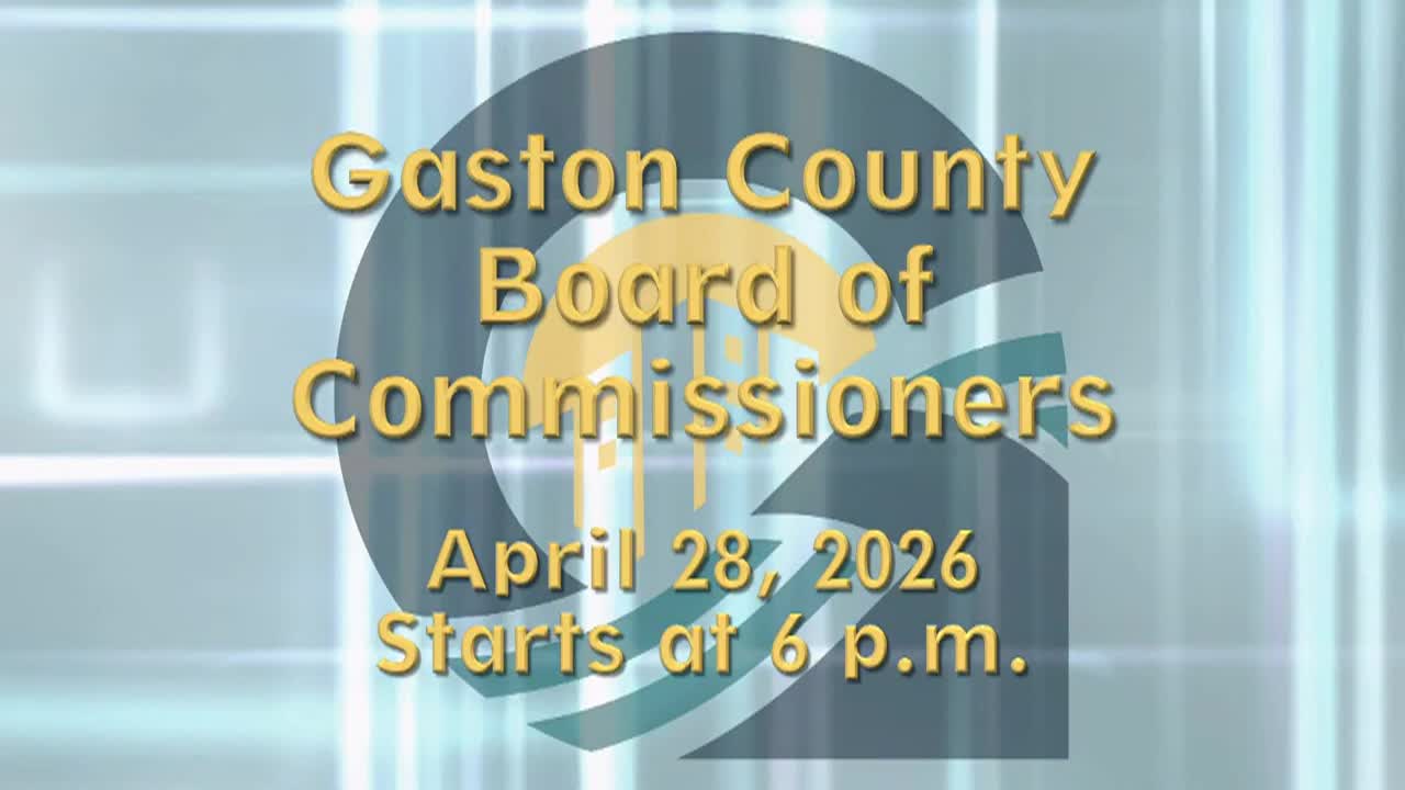 Thumbnail image for Gaston County BoCC April 28, 2026