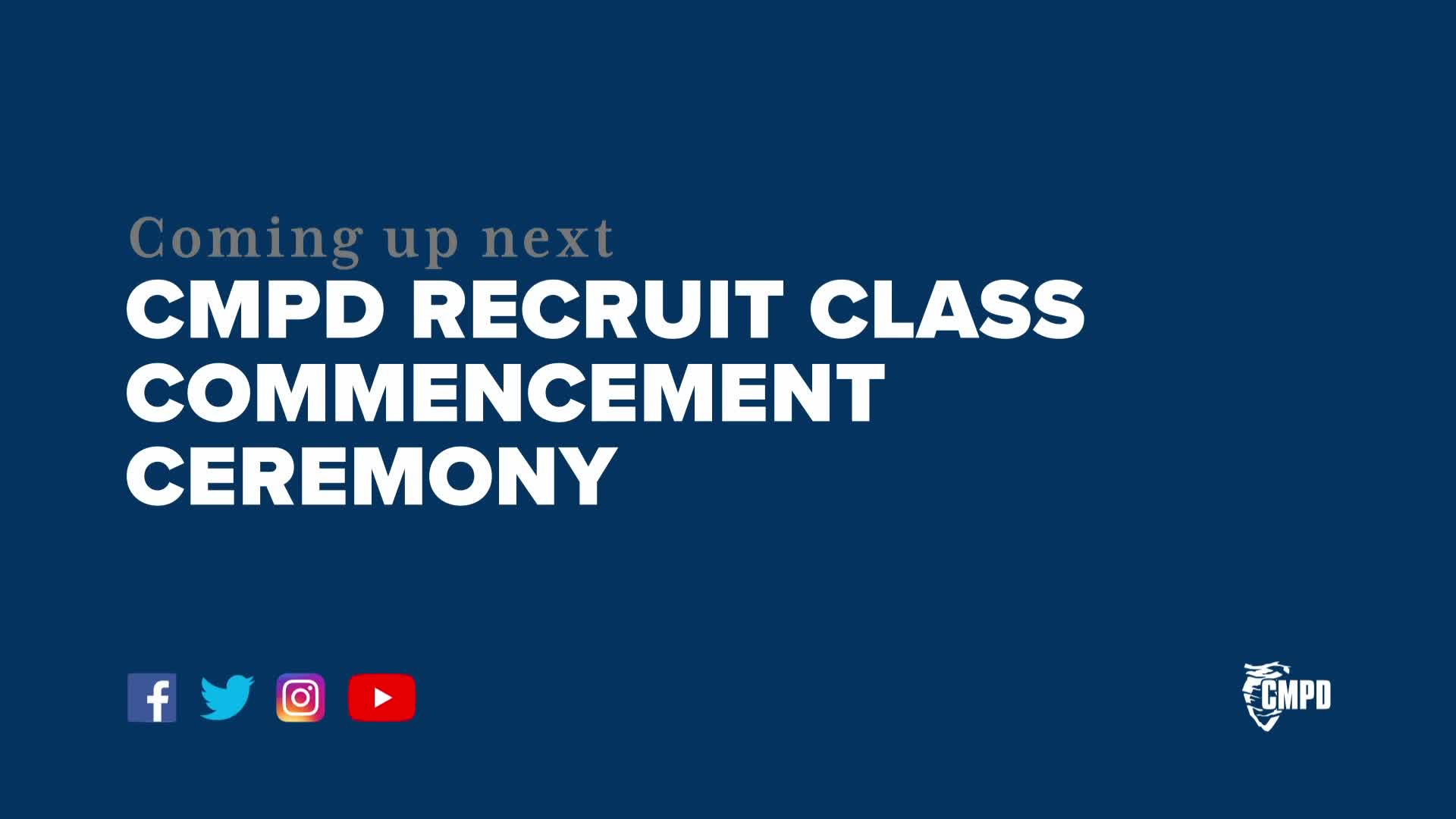 Thumbnail image for CMPD Recruit Class 193 Graduation - Apr 14, 2023