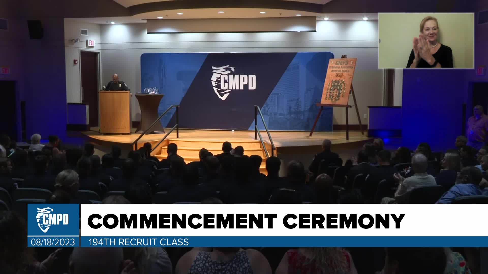 Thumbnail image for CMPD Recruit Class 194 Graduation - Aug 18, 2023