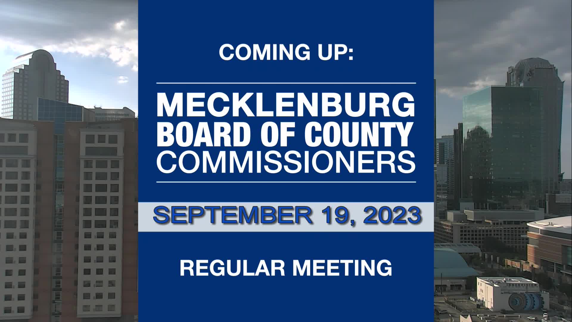 Thumbnail image for Mecklenburg BOCC Meeting - September 19, 2023