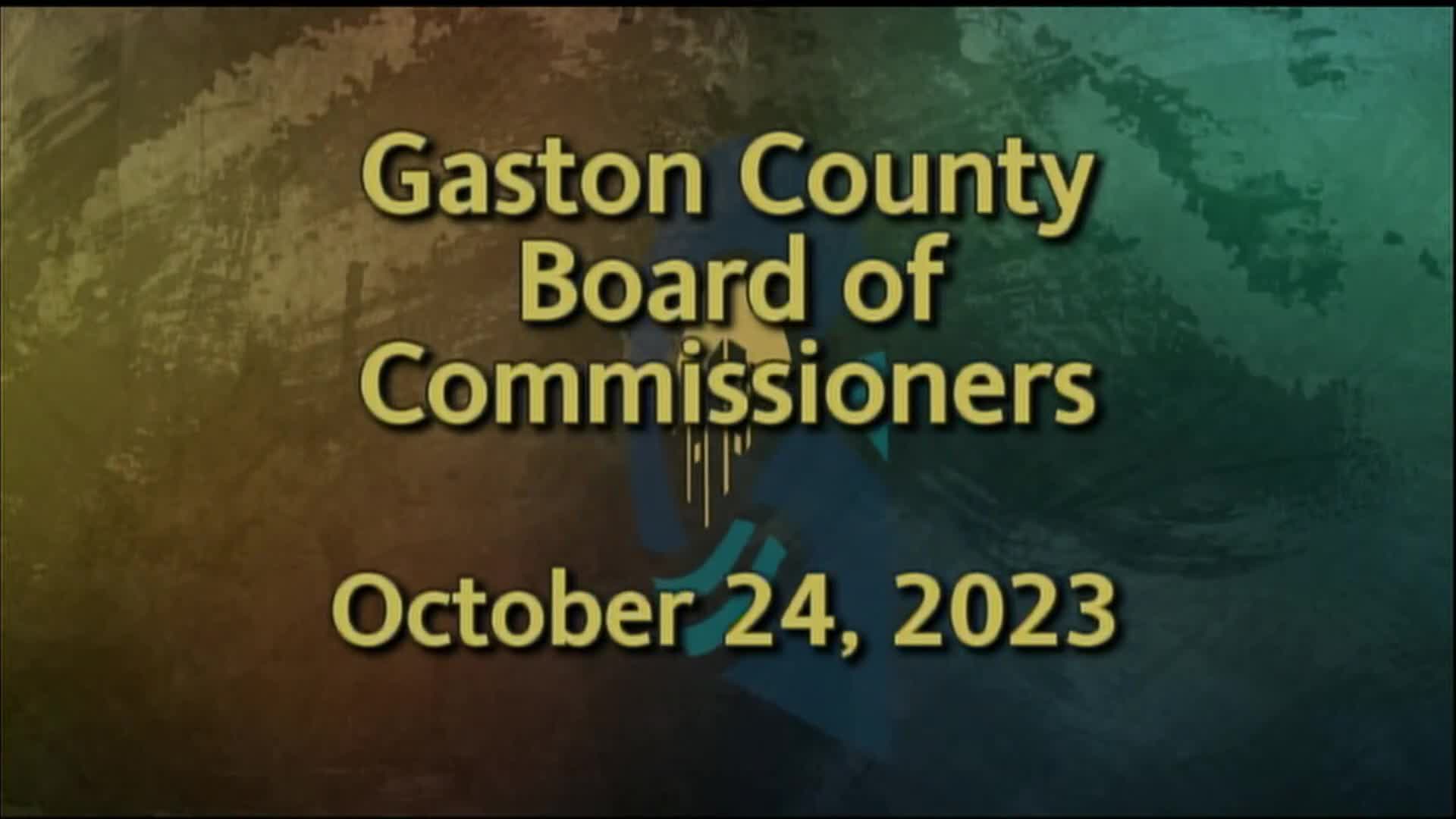 Thumbnail image for Gaston County Board of Commissioners October 24, 2023