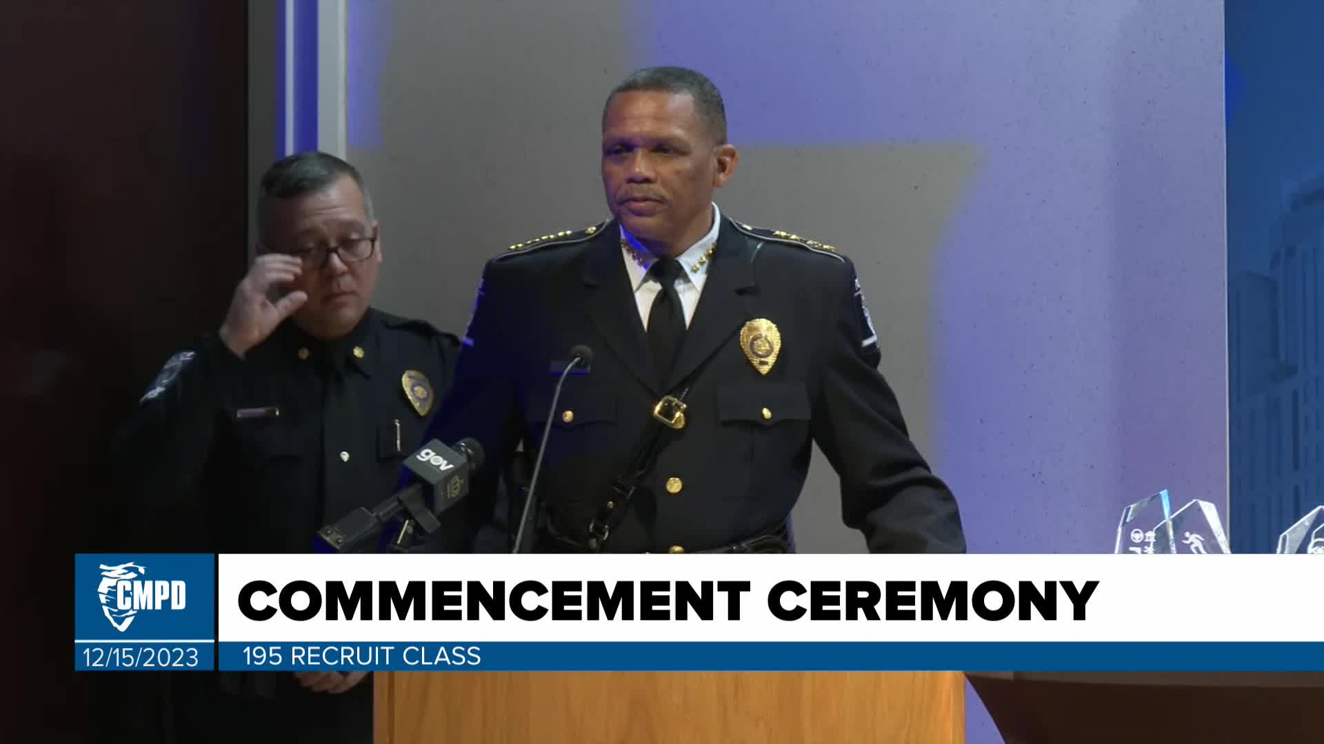 Thumbnail image for CMPD Recruit Class 195 Commencement - December 15, 2023