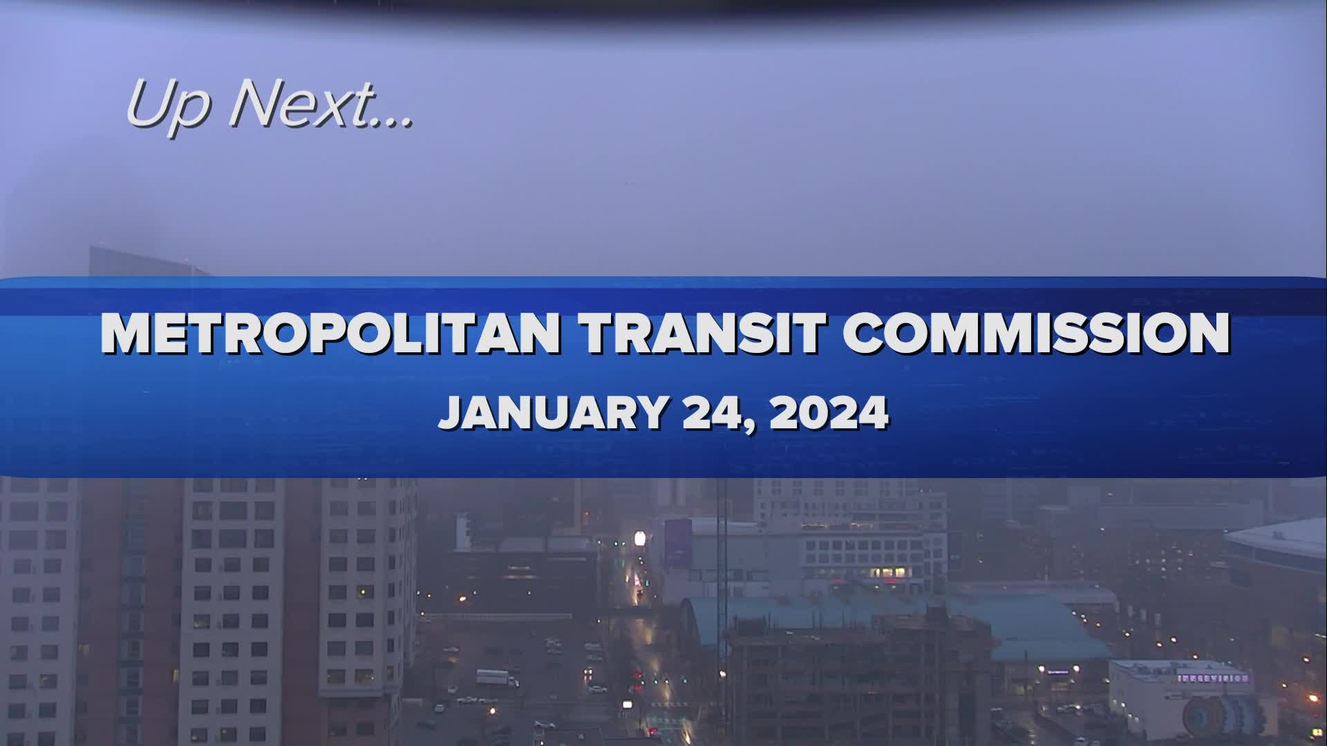 Thumbnail image for MTC Meeting - January 24, 2024