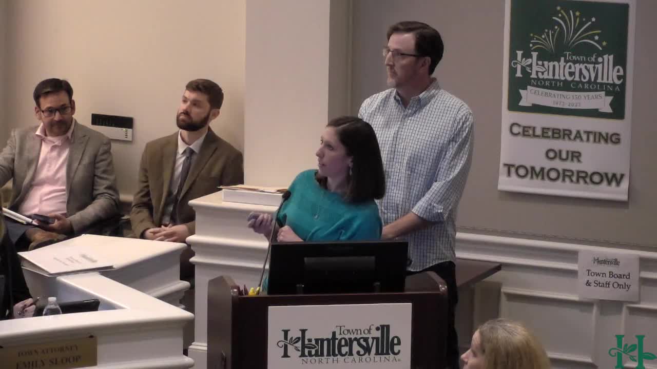 Thumbnail image for Huntersville Town Board Meeting - February 5, 2024