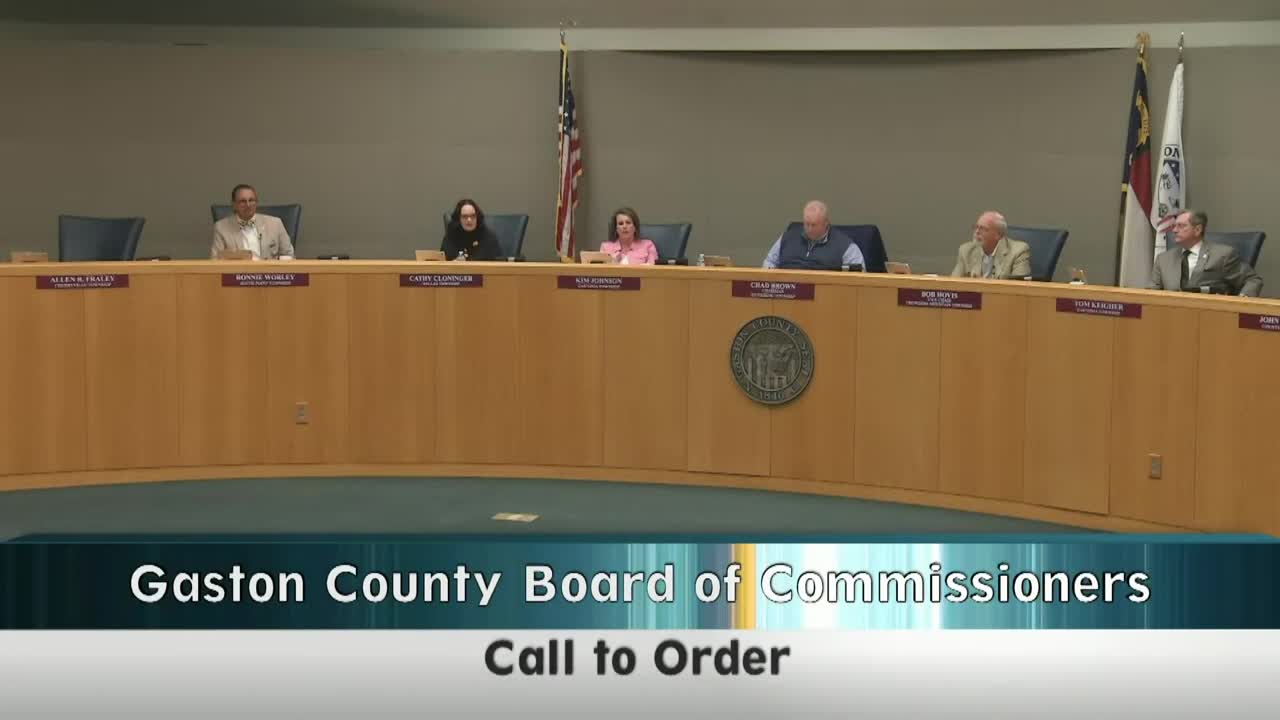Thumbnail image for Gaston County Board of Commissioners - March 26, 2024