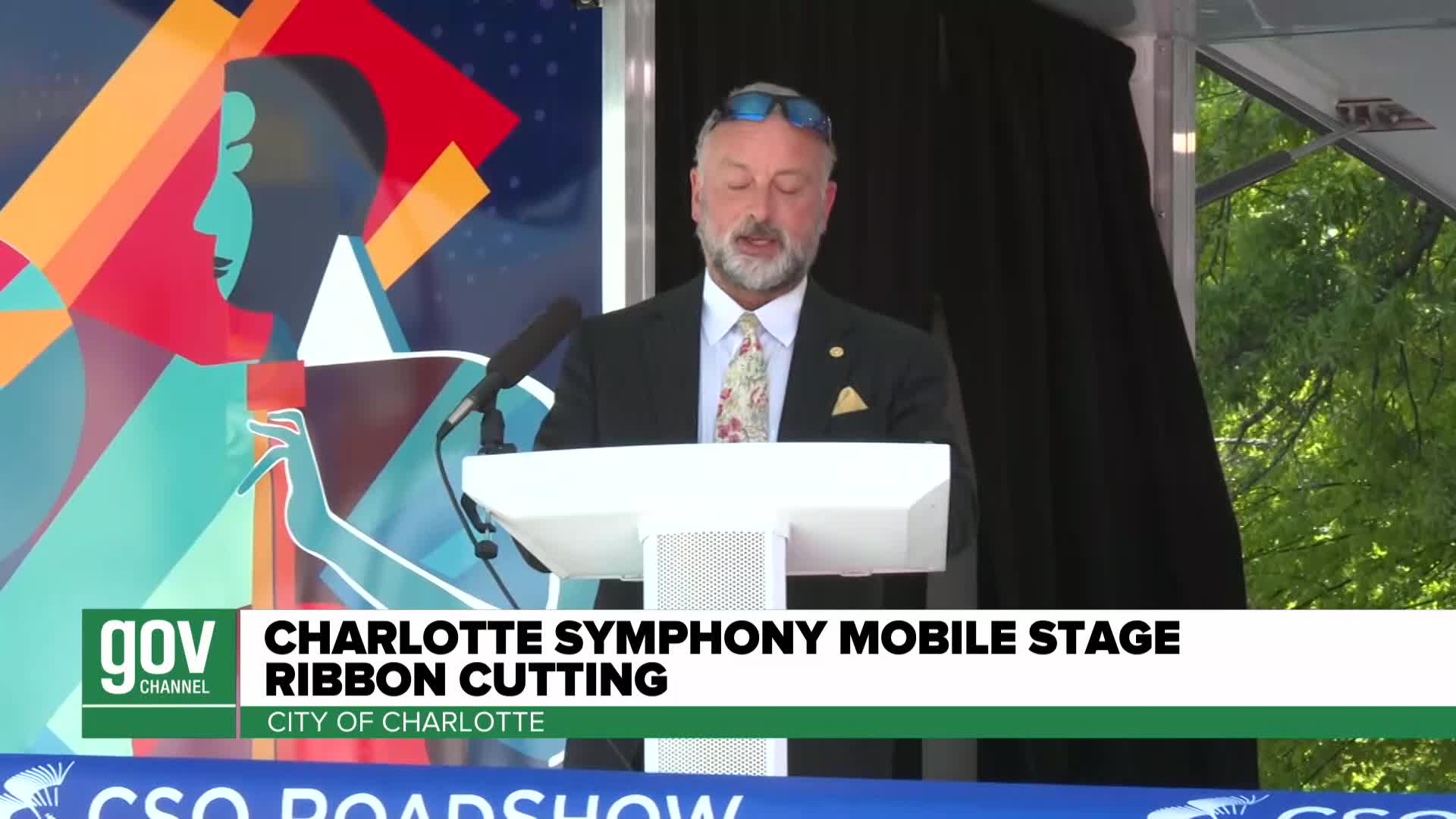 Thumbnail image for Charlotte Symphony Mobile Stage Ribbon Cutting - April 18, 2024