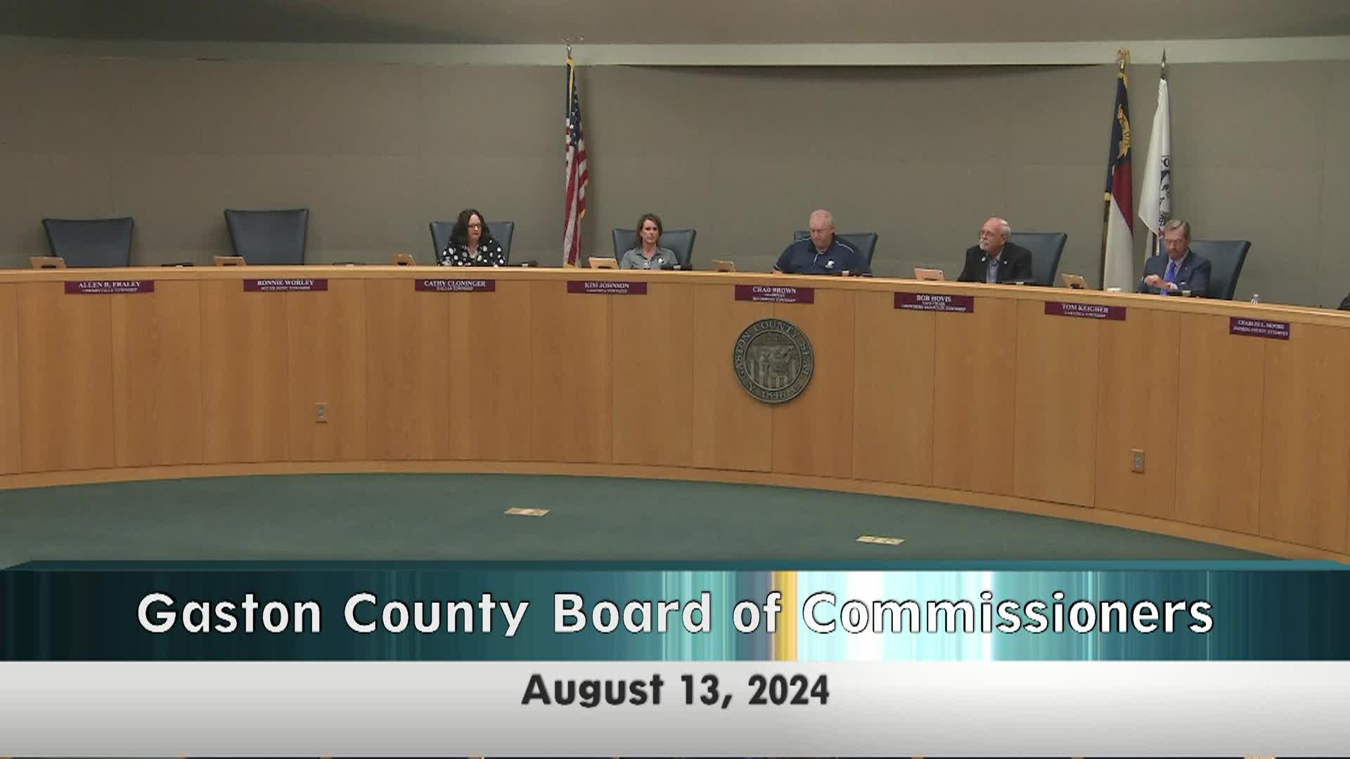 Thumbnail image for Gaston County BOC -  August 13, 2024