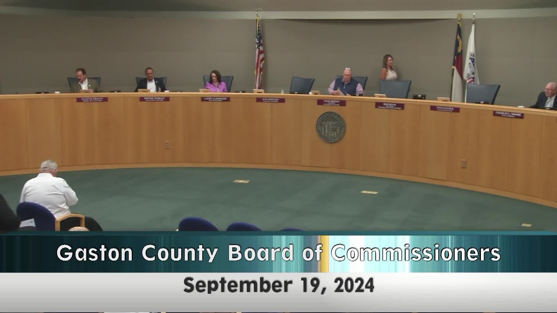 Thumbnail image for Gaston County BOC - September 19, 2024