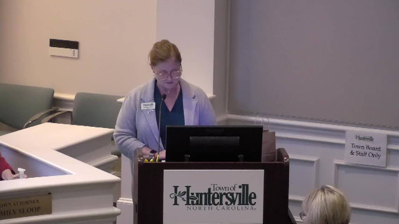 Thumbnail image for Huntersville Town Meeting - September 16, 2024
