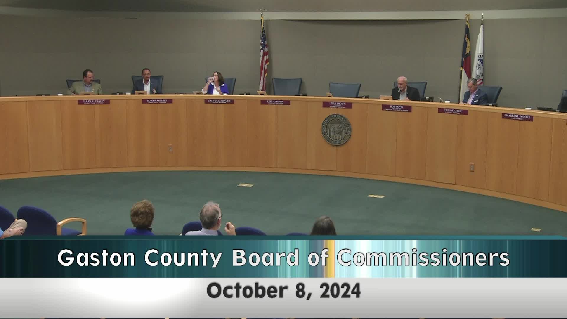 Thumbnail image for Gaston County BOC - October 8, 2024