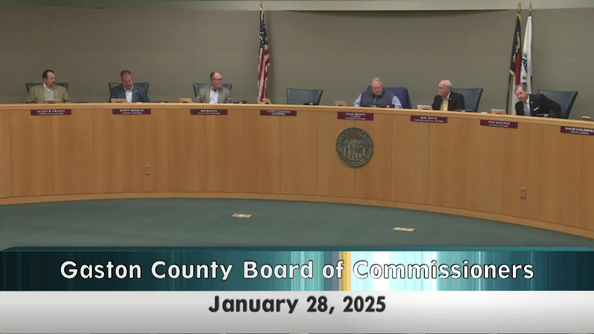 Thumbnail image for Gaston County BOC - January 28, 2025